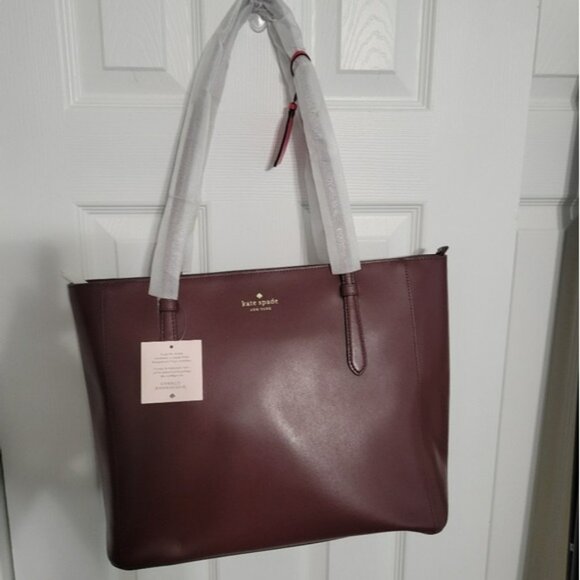 KATE Spade New York Schuyler Medium Leather Tote Shoulder Bag, NWT - Picture 1 of 11